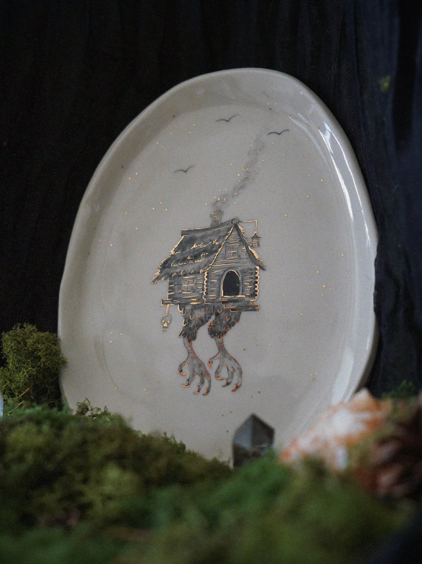 Forest Witch Hut Plate