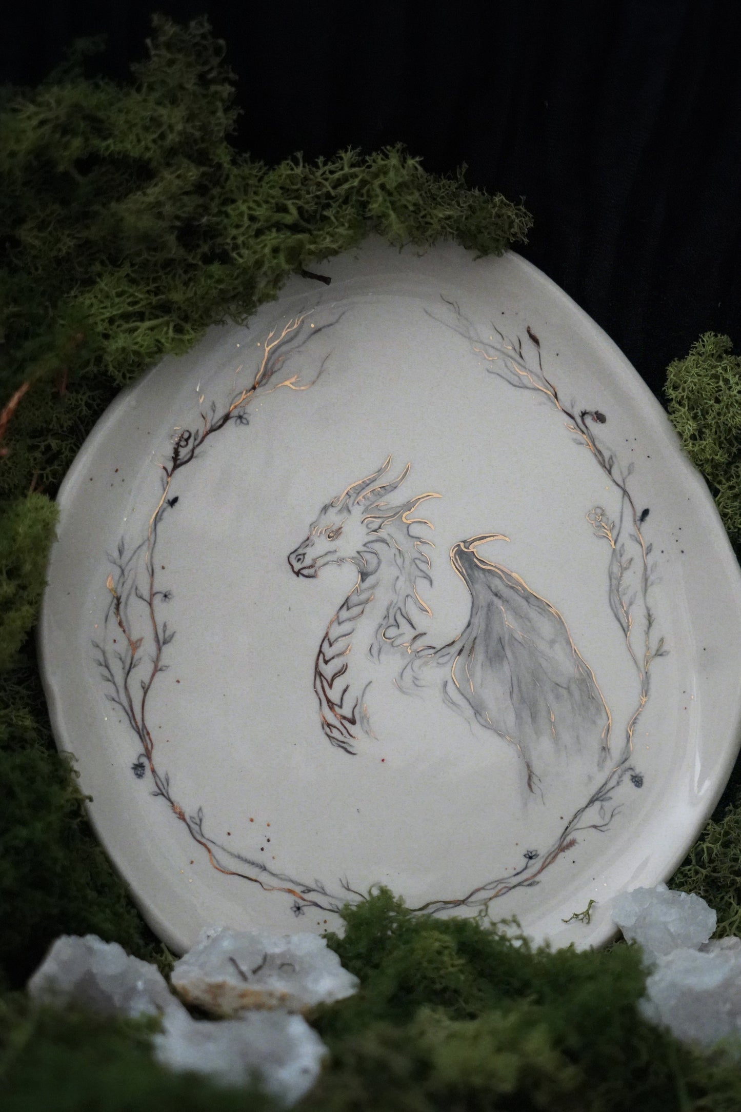 Golden Dragon Plate