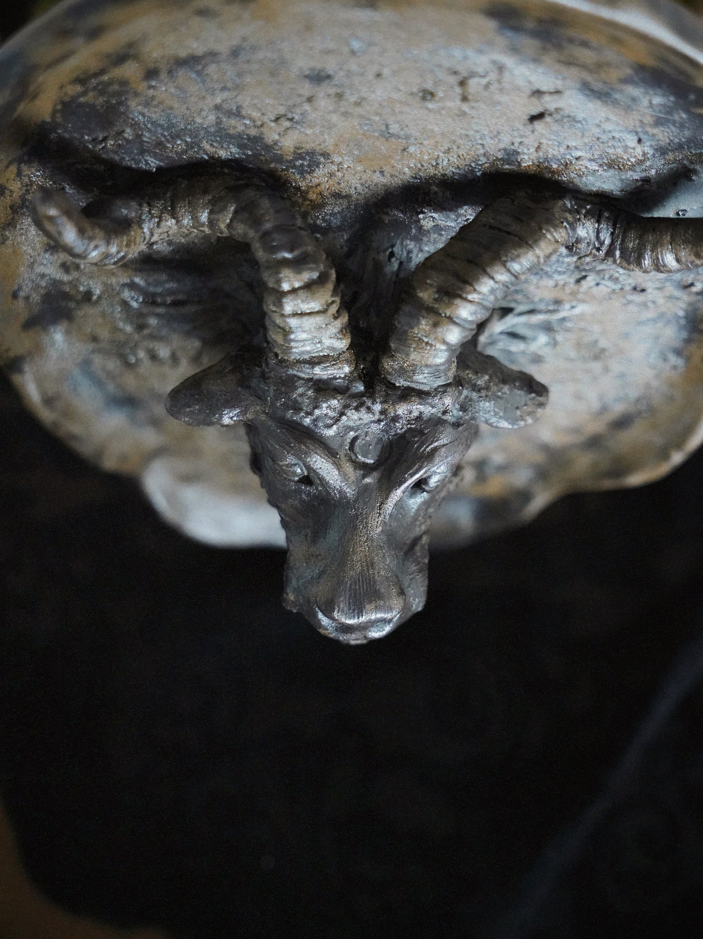 Goat Spirit — incense holder / wall piece