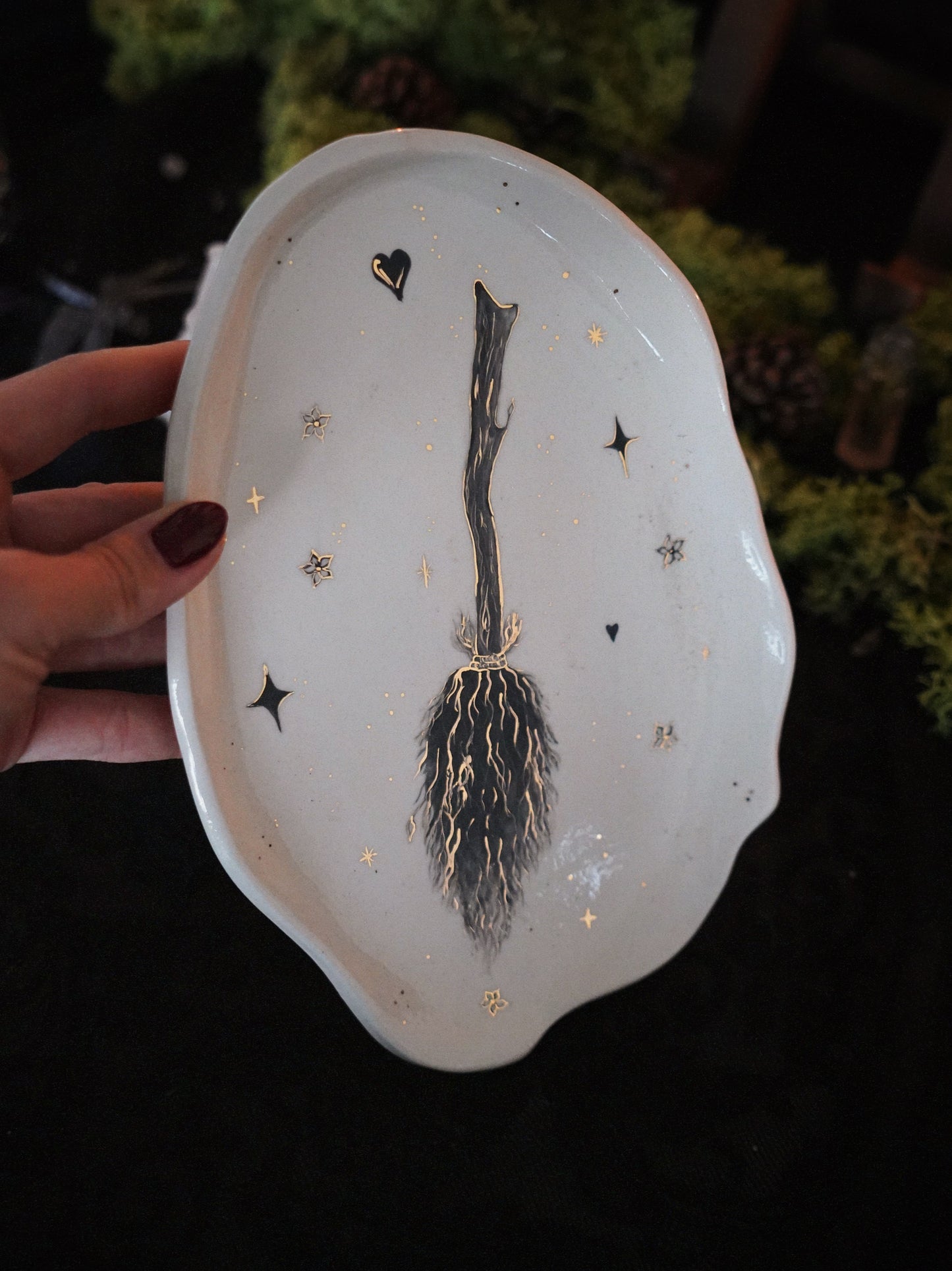Enchanted Broom Trinket Dish