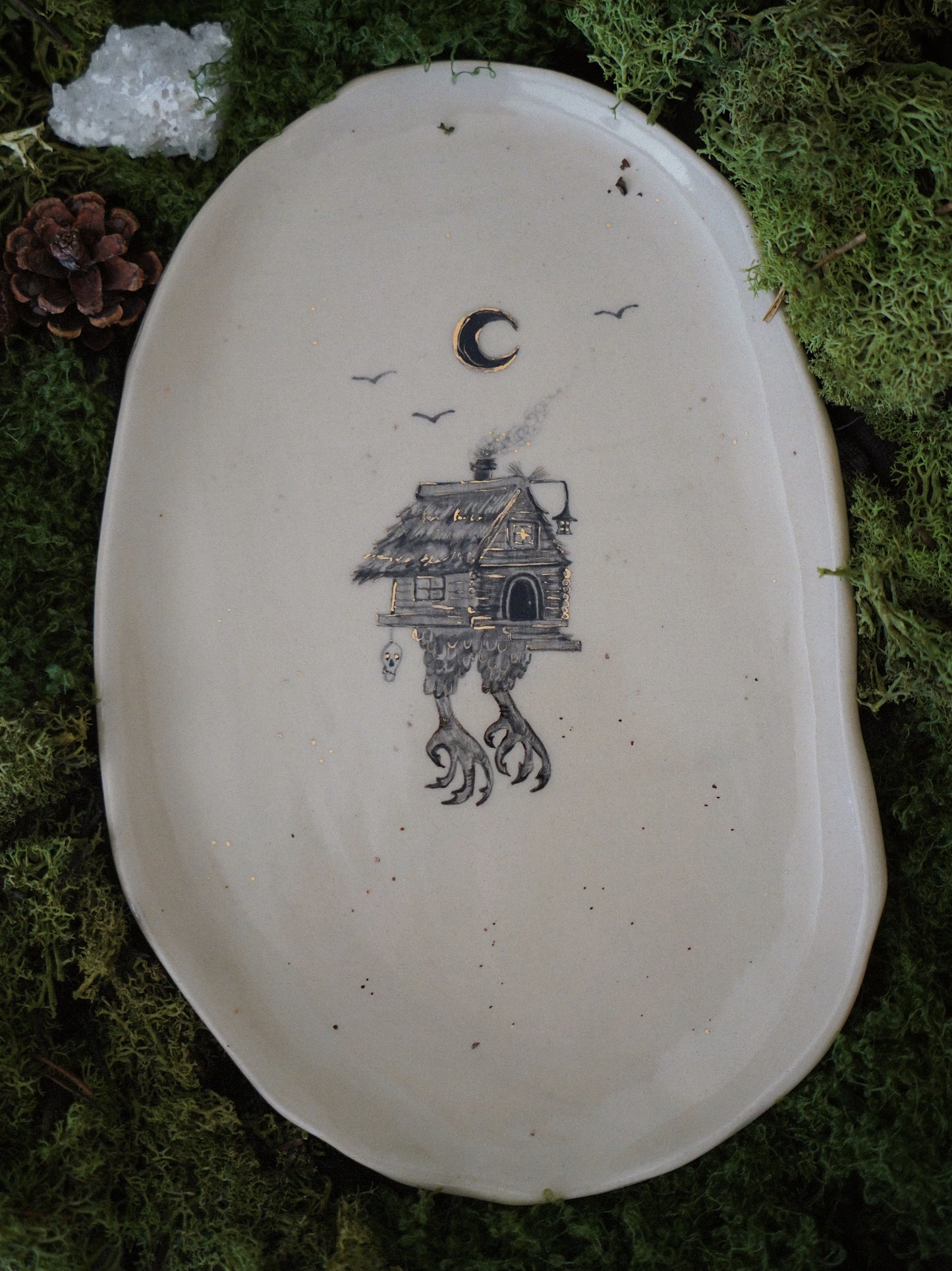 Forest Witch Hut Plate