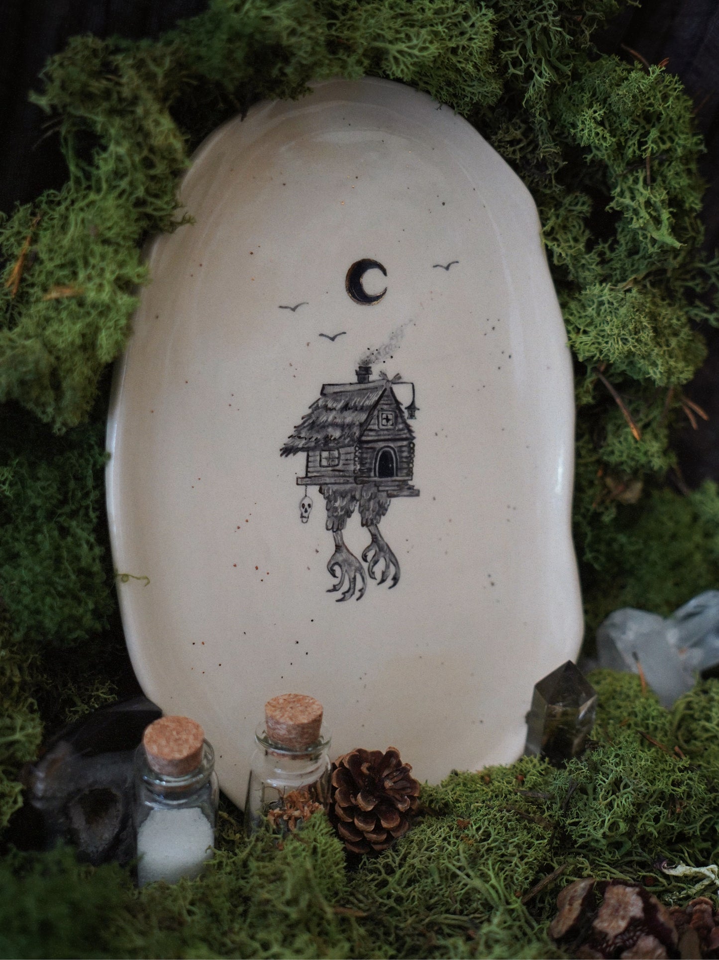 Forest Witch Hut Plate