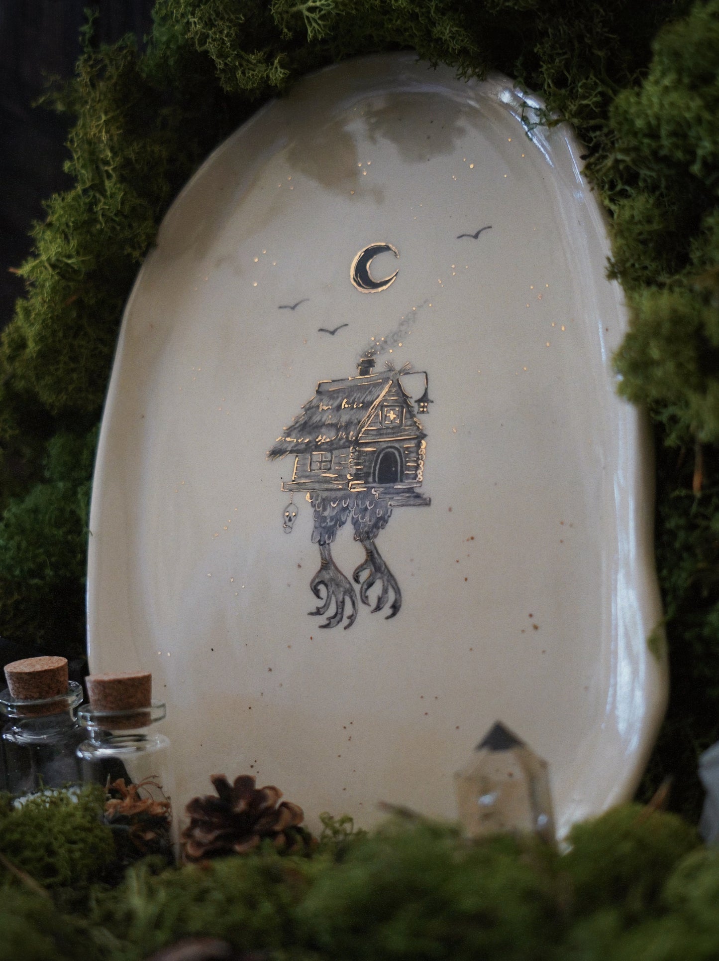 Forest Witch Hut Plate