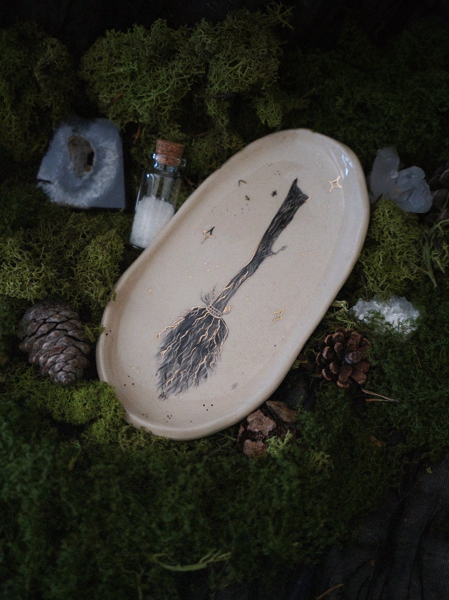 Enchanted Broom Small Plate