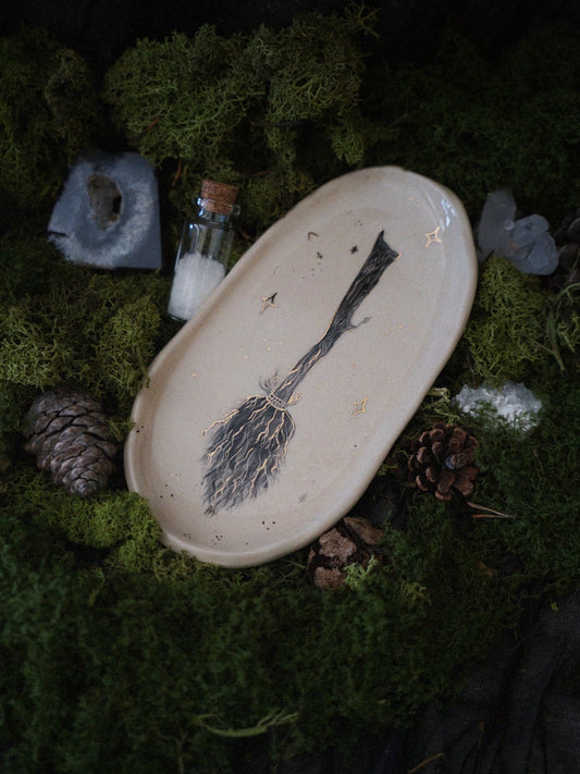 Enchanted Broom Small Plate