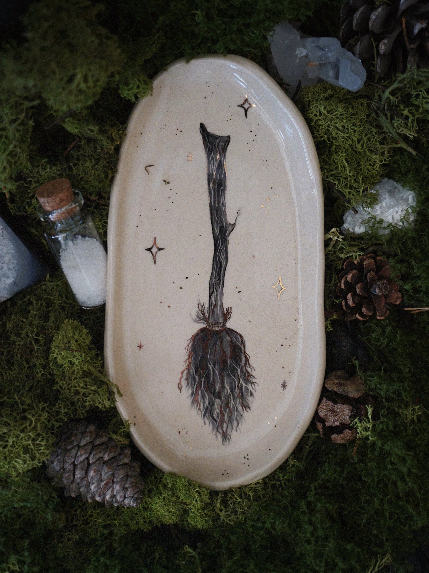 Enchanted Broom Small Plate