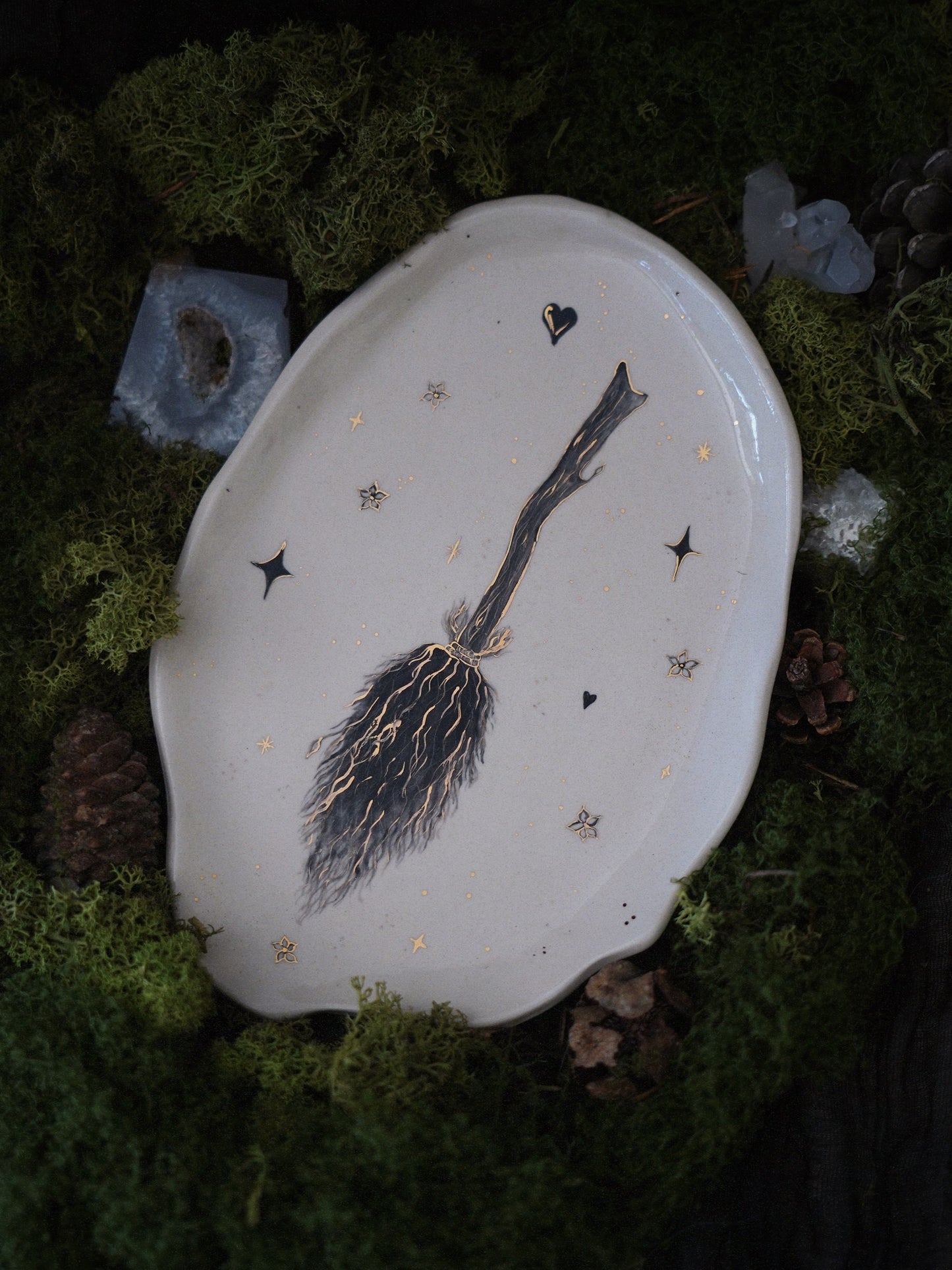Enchanted Broom Trinket Dish