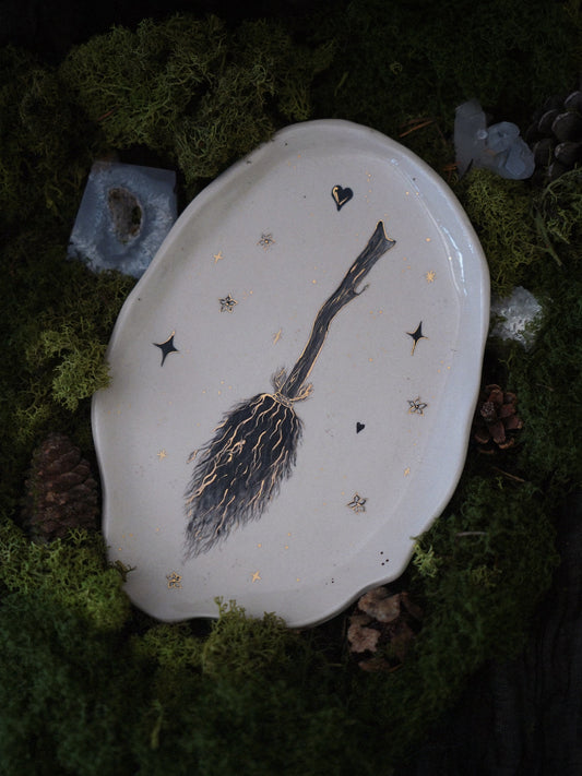 Enchanted Broom Trinket Dish