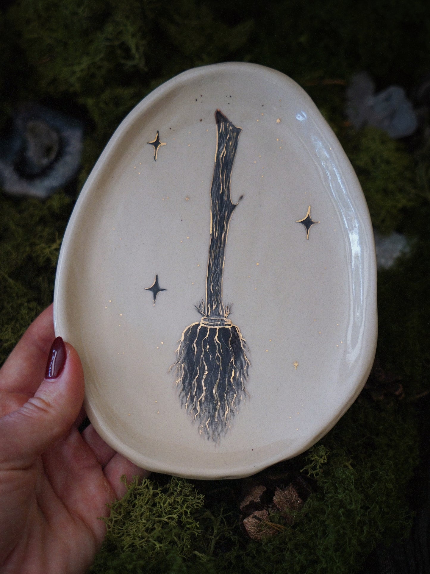 Enchanted Broom Small Plate