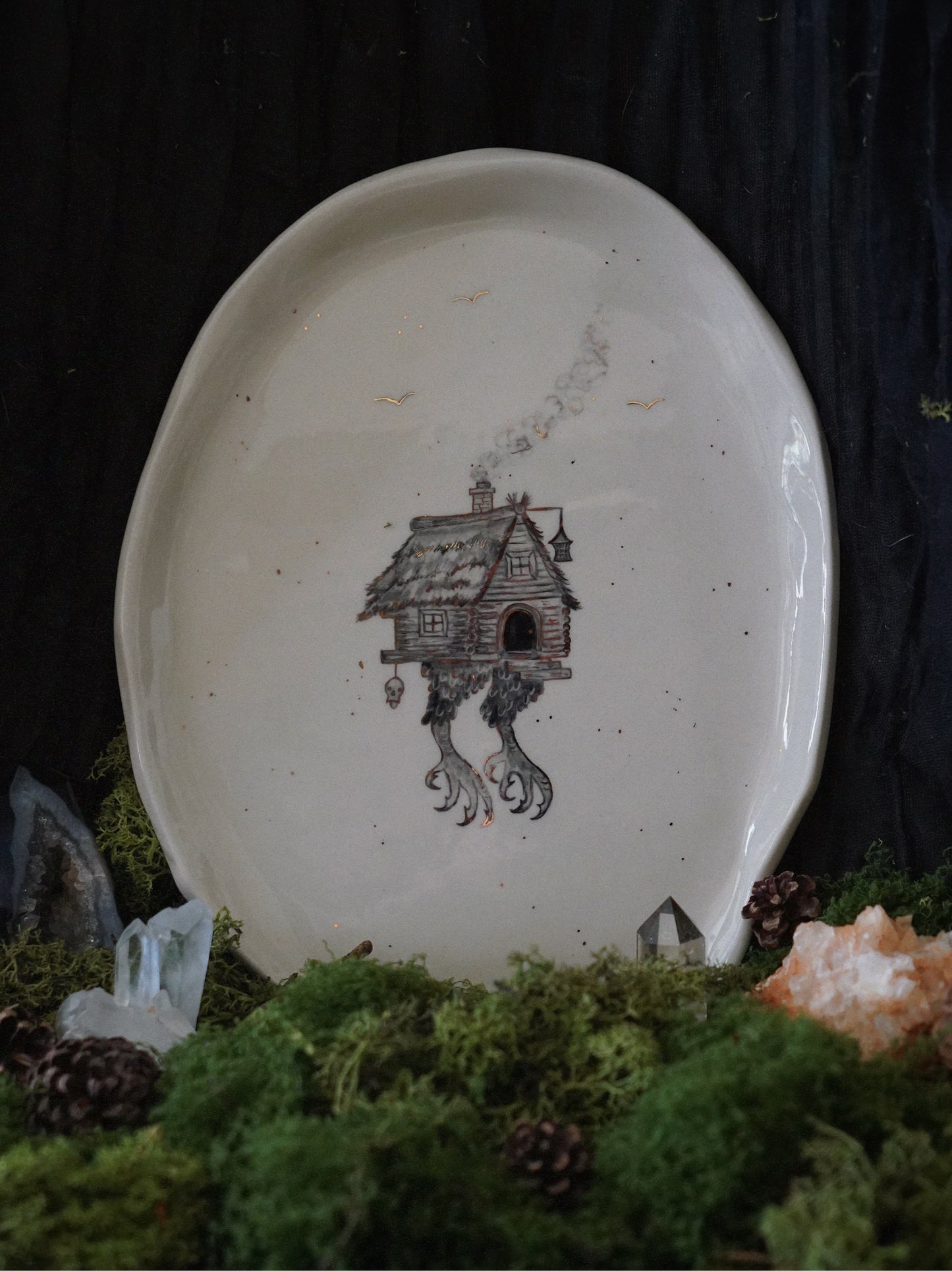 Forest Witch Hut Plate