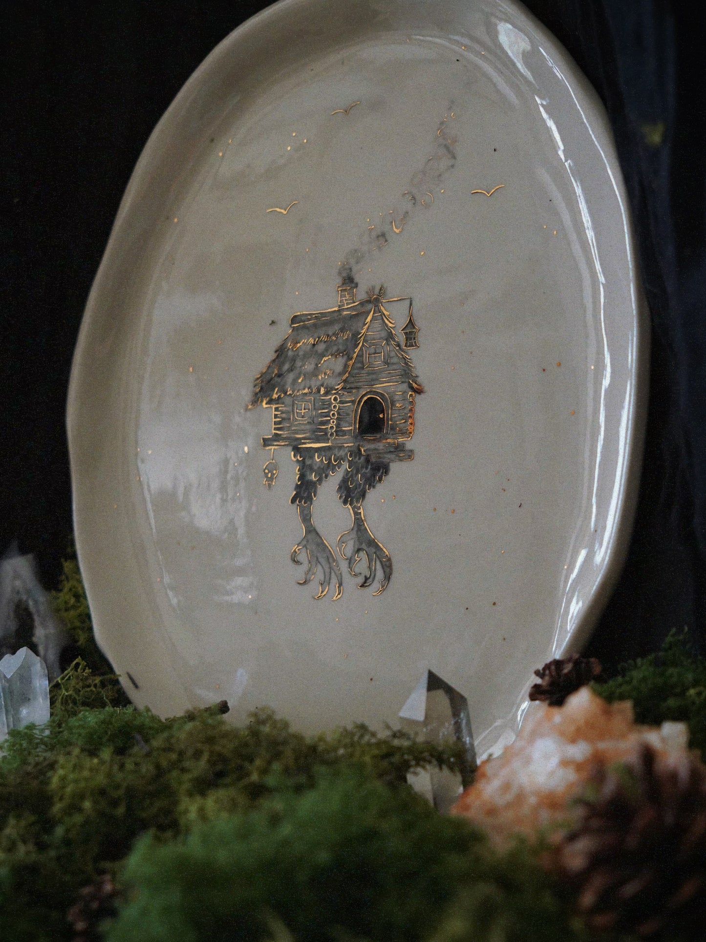 Forest Witch Hut Plate