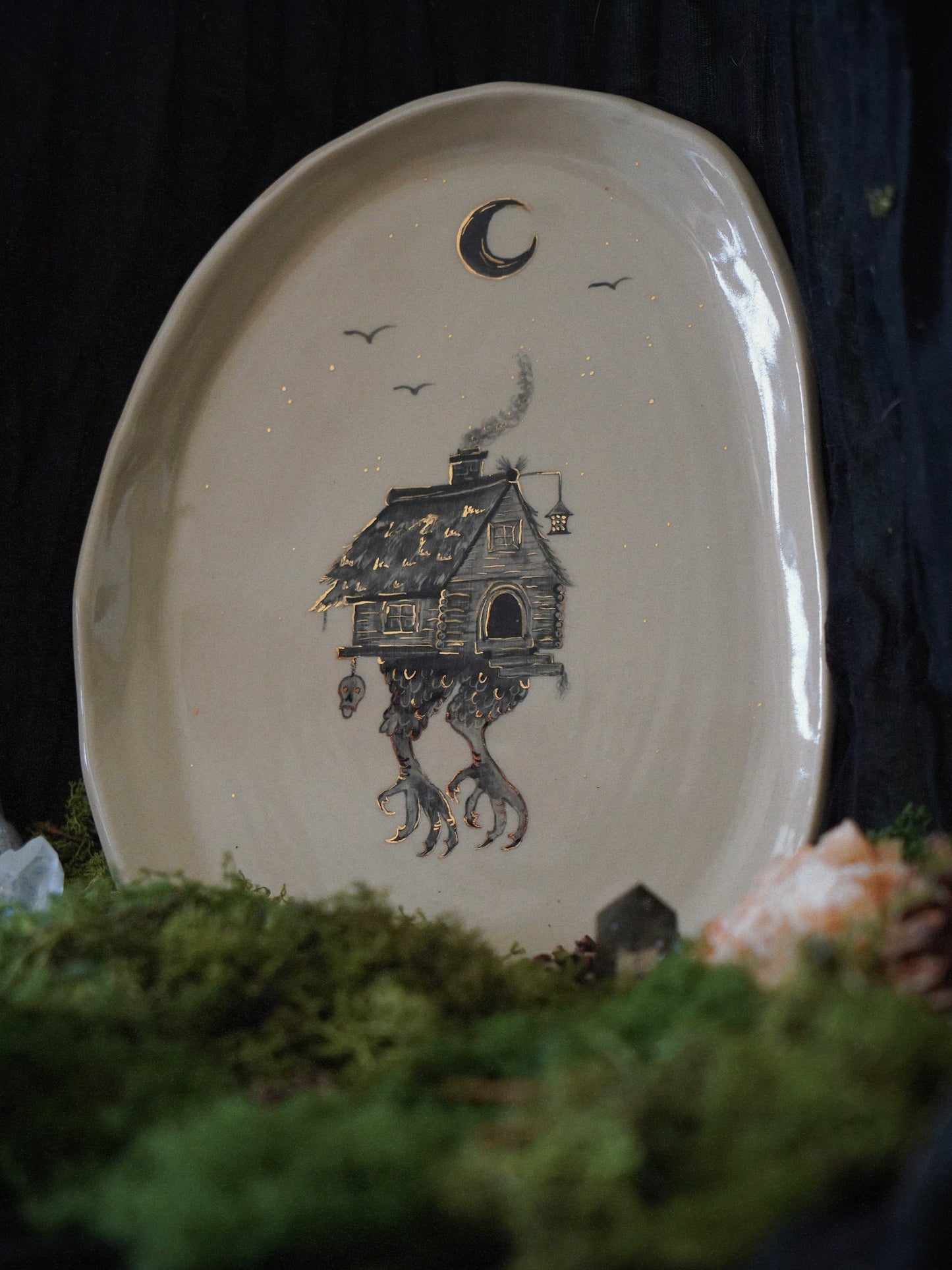 Forest Witch Hut Plate