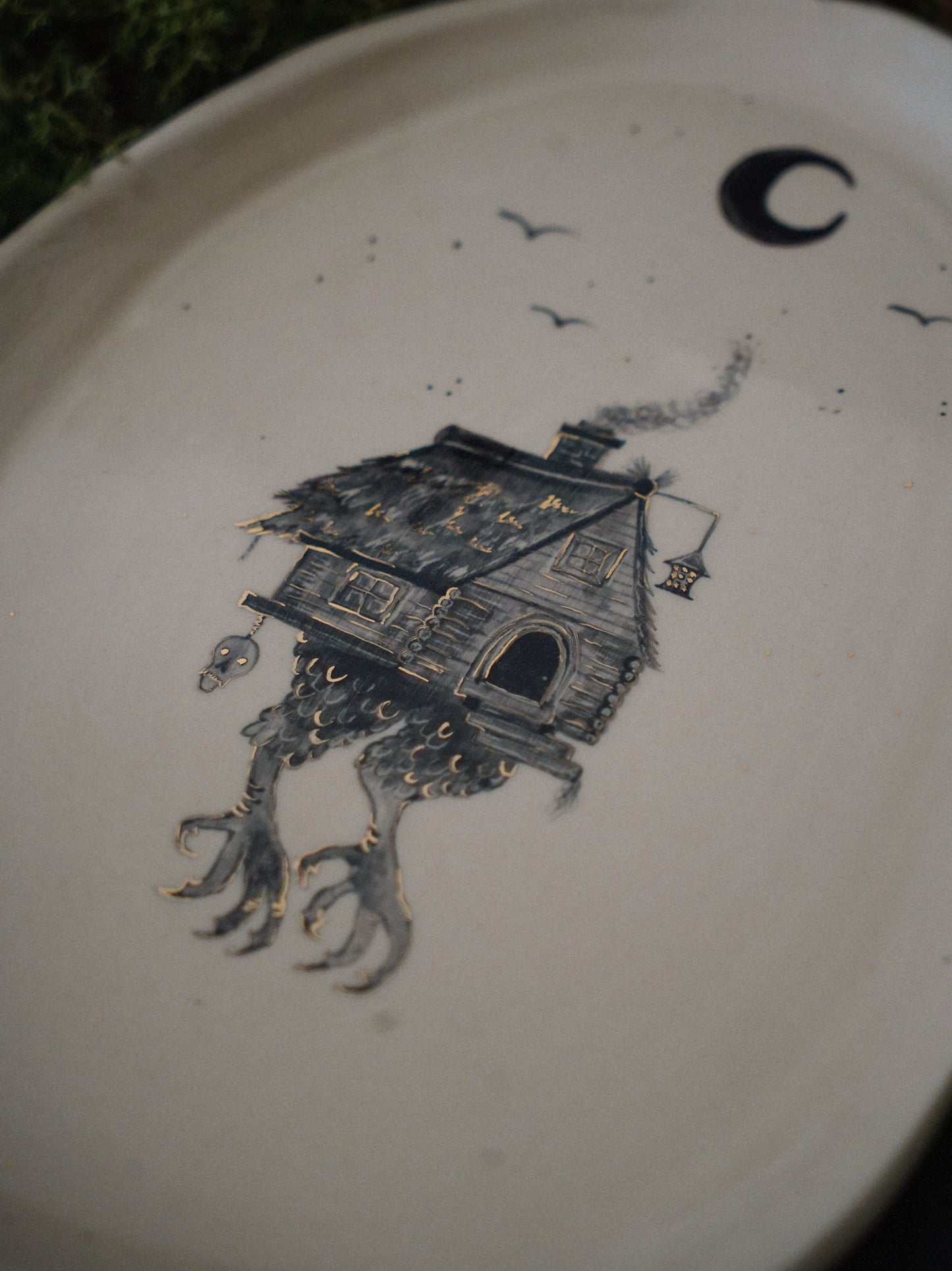 Forest Witch Hut Plate
