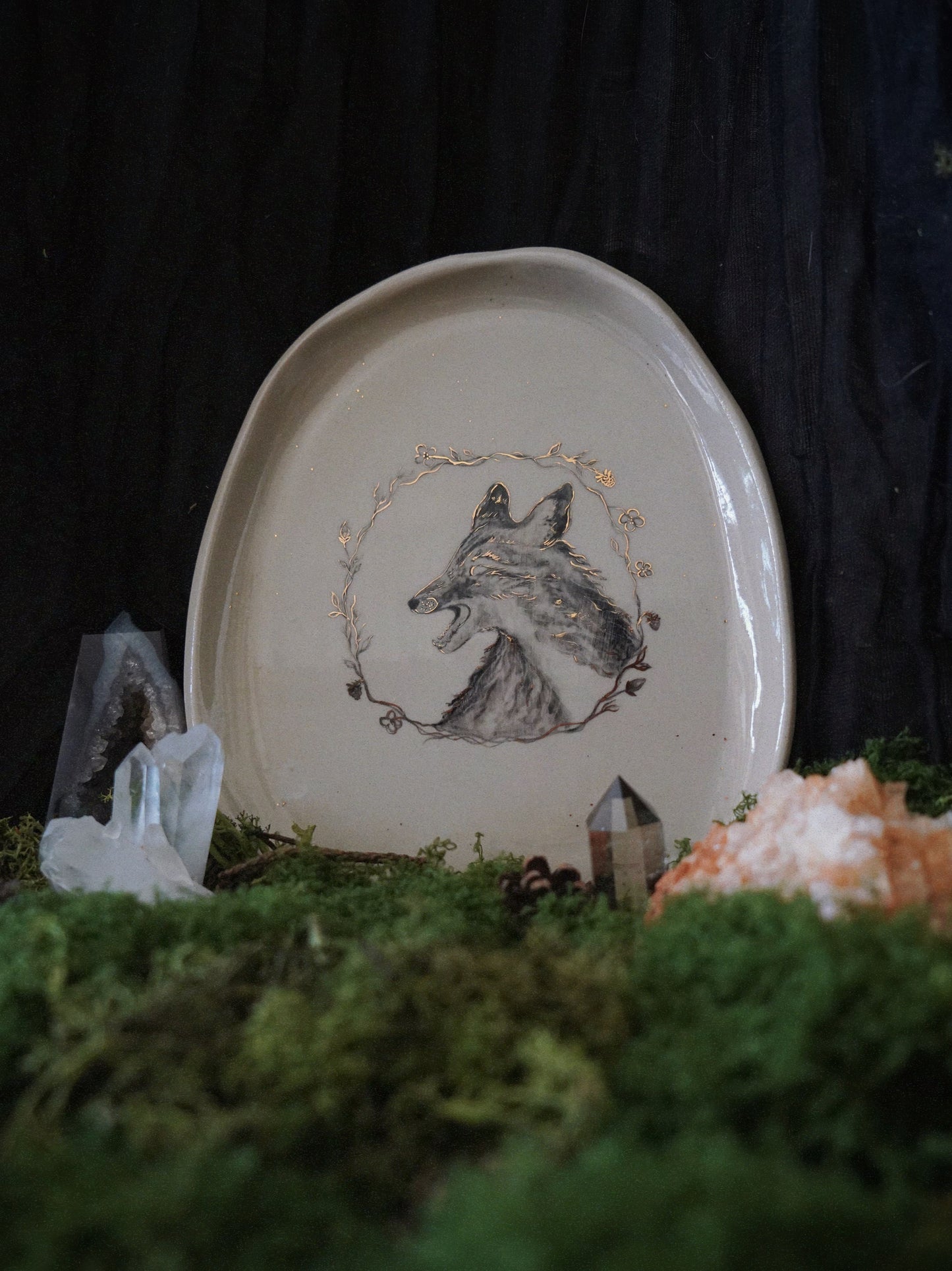 Blackberry Fox Plate