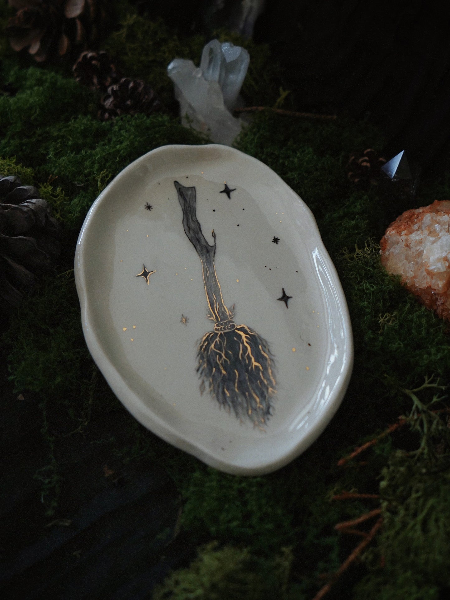 Enchanted Broom Small Plate