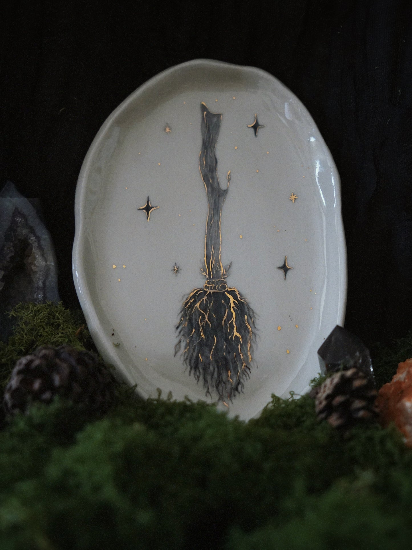 Enchanted Broom Small Plate