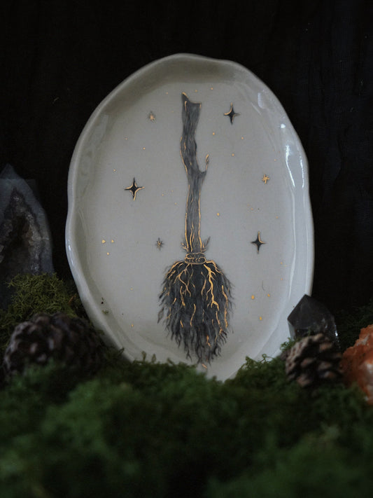 Enchanted Broom Small Plate