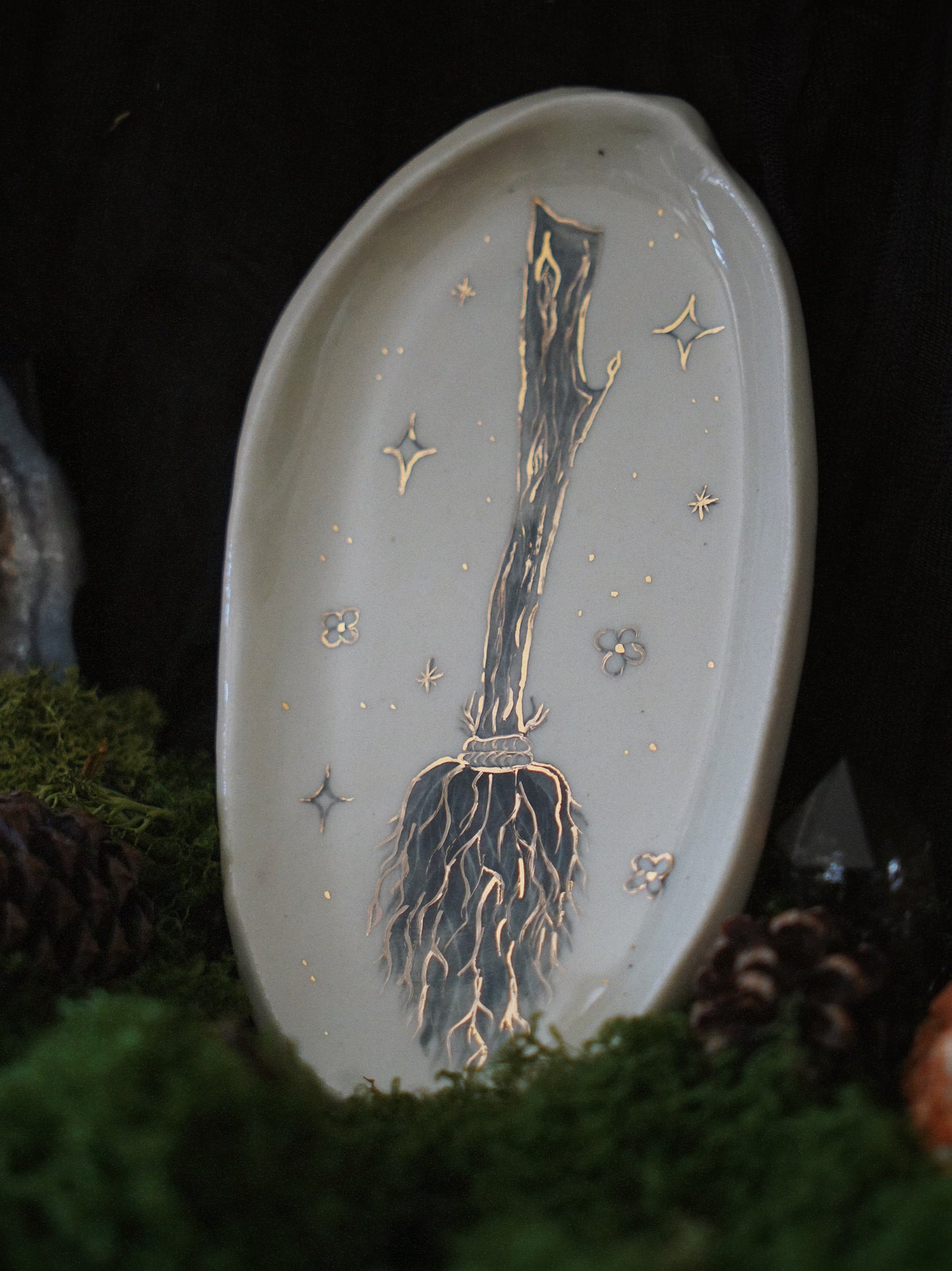 Enchanted Broom Small Plate