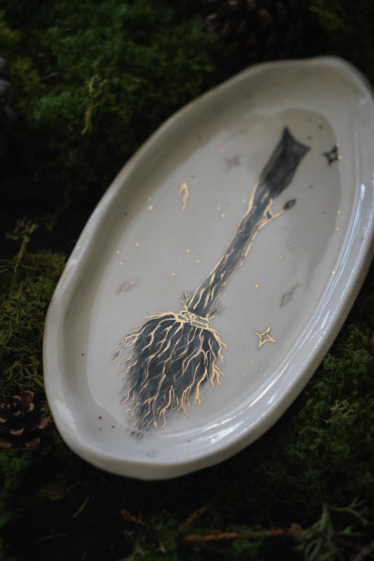 Enchanted Broom Small Plate