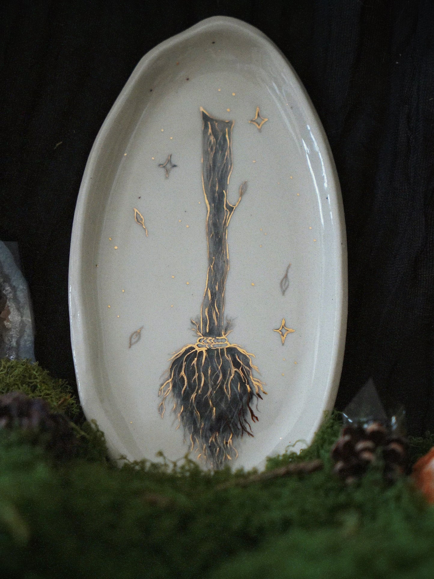 Enchanted Broom Small Plate