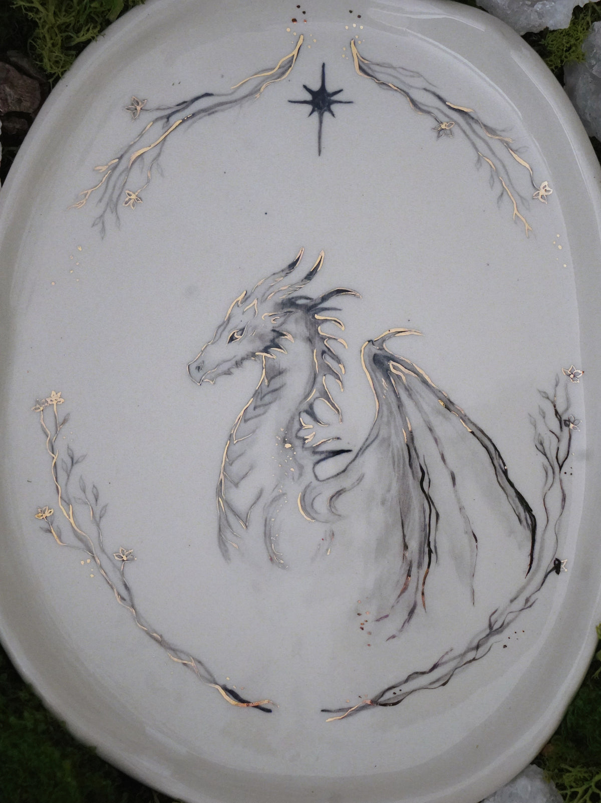 Gilded Dragon Plate