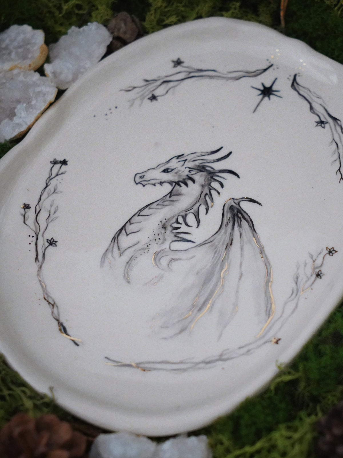 Gilded Dragon Plate