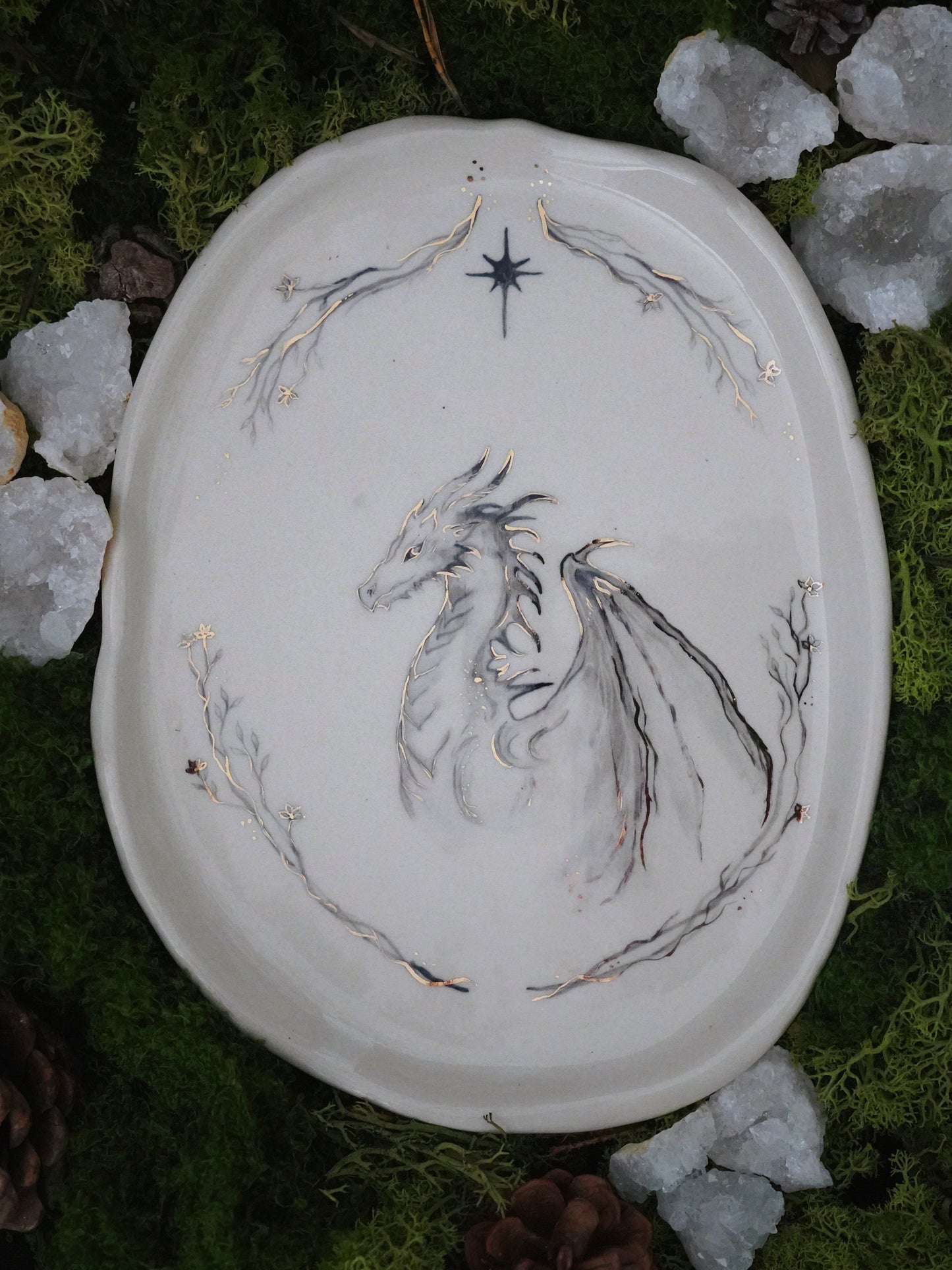 Gilded Dragon Plate