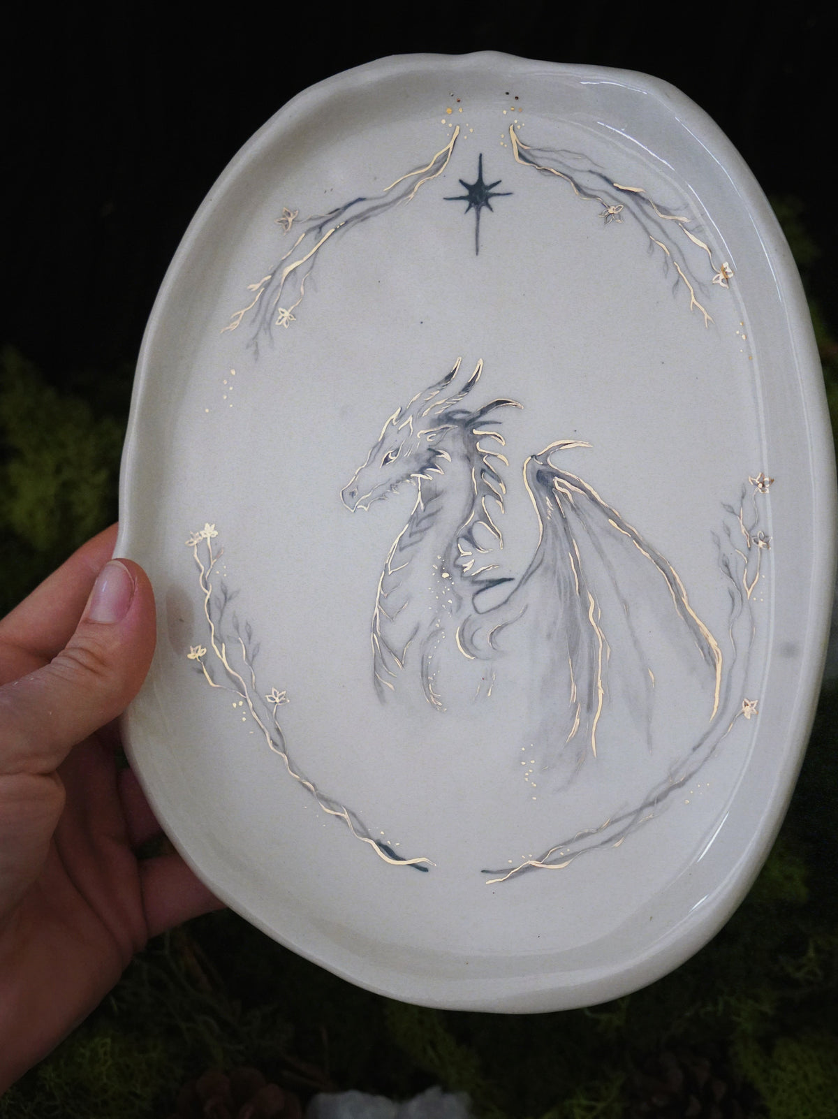Gilded Dragon Plate
