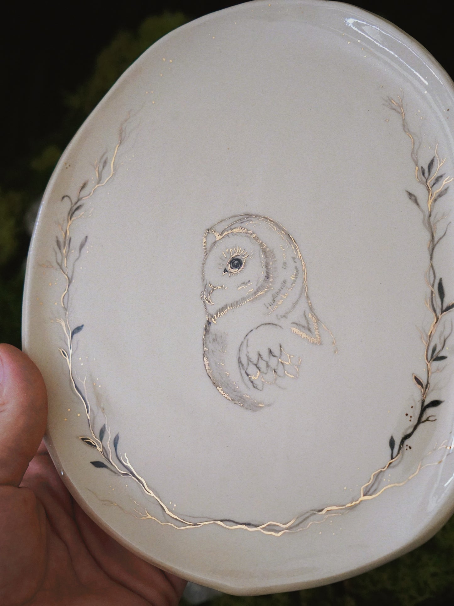 Owl Guardian Plate