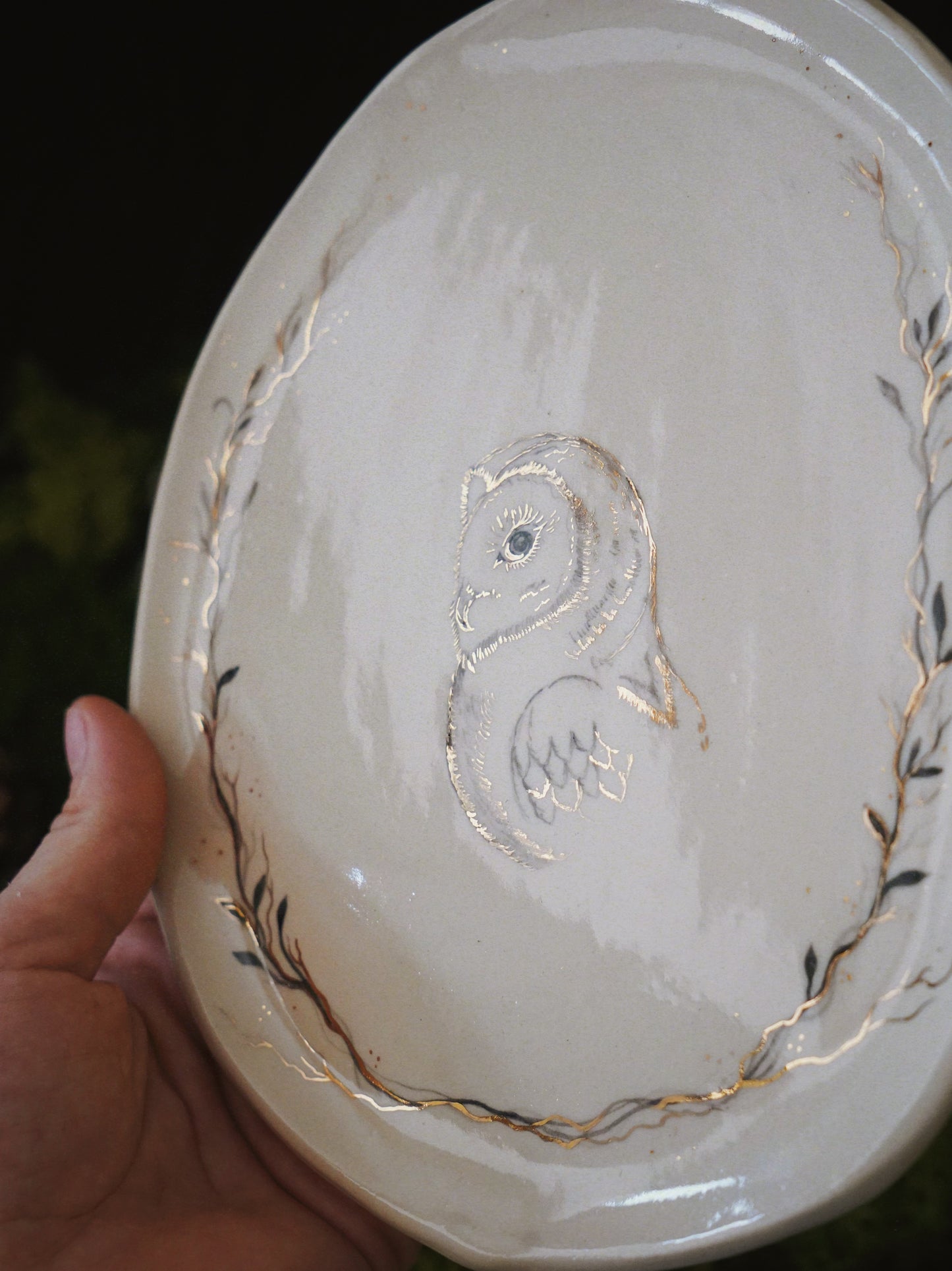Owl Guardian Plate