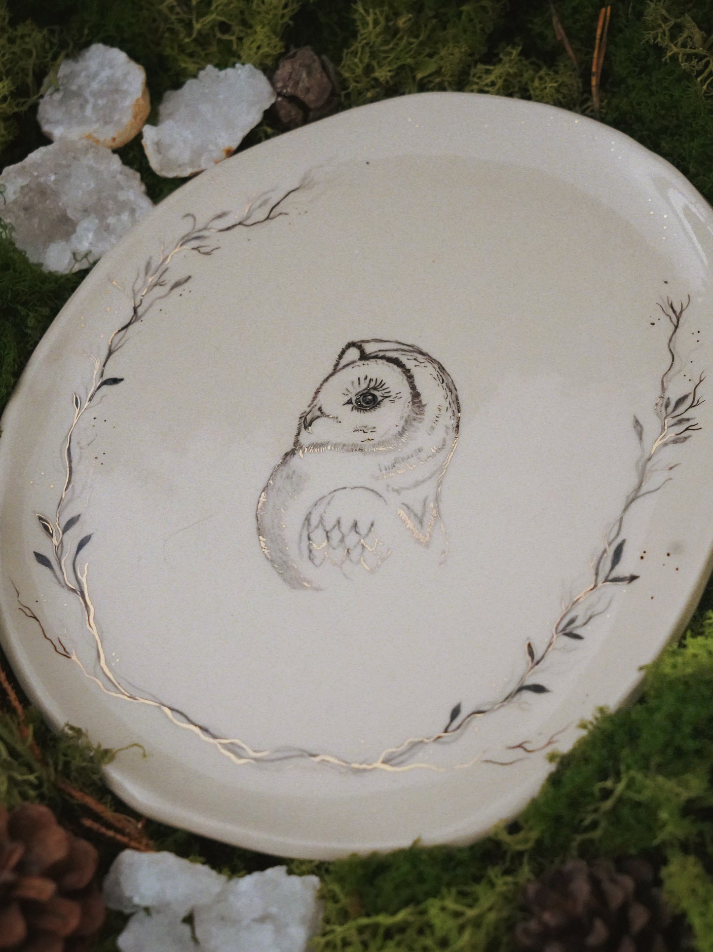 Owl Guardian Plate