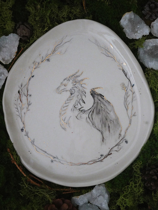 Golden Dragon Plate