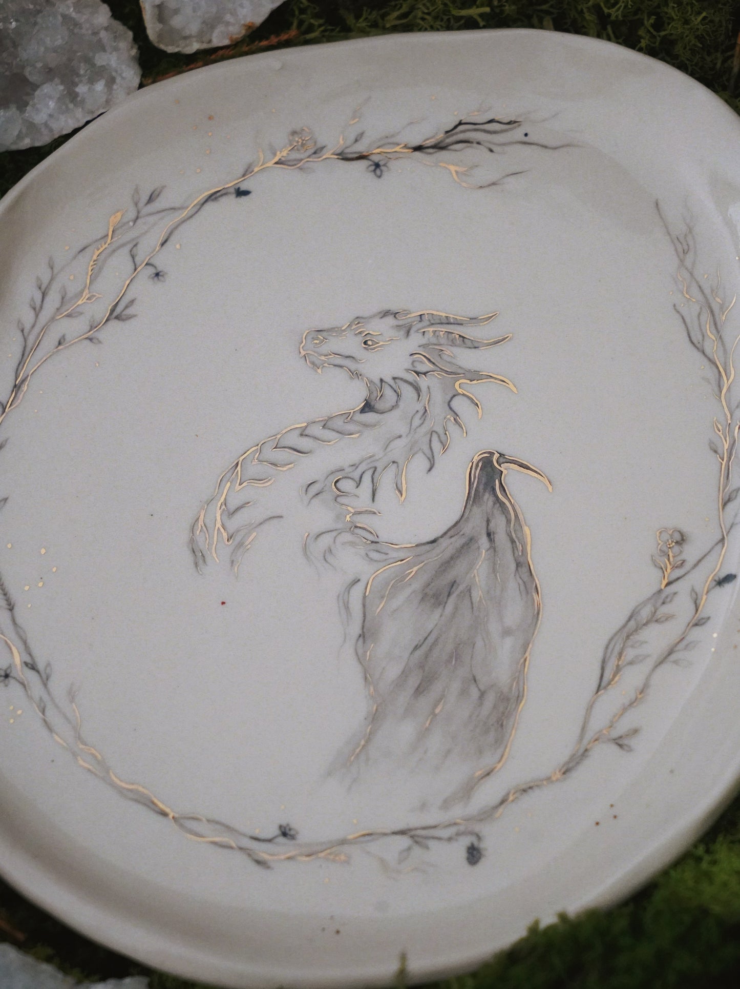 Golden Dragon Plate