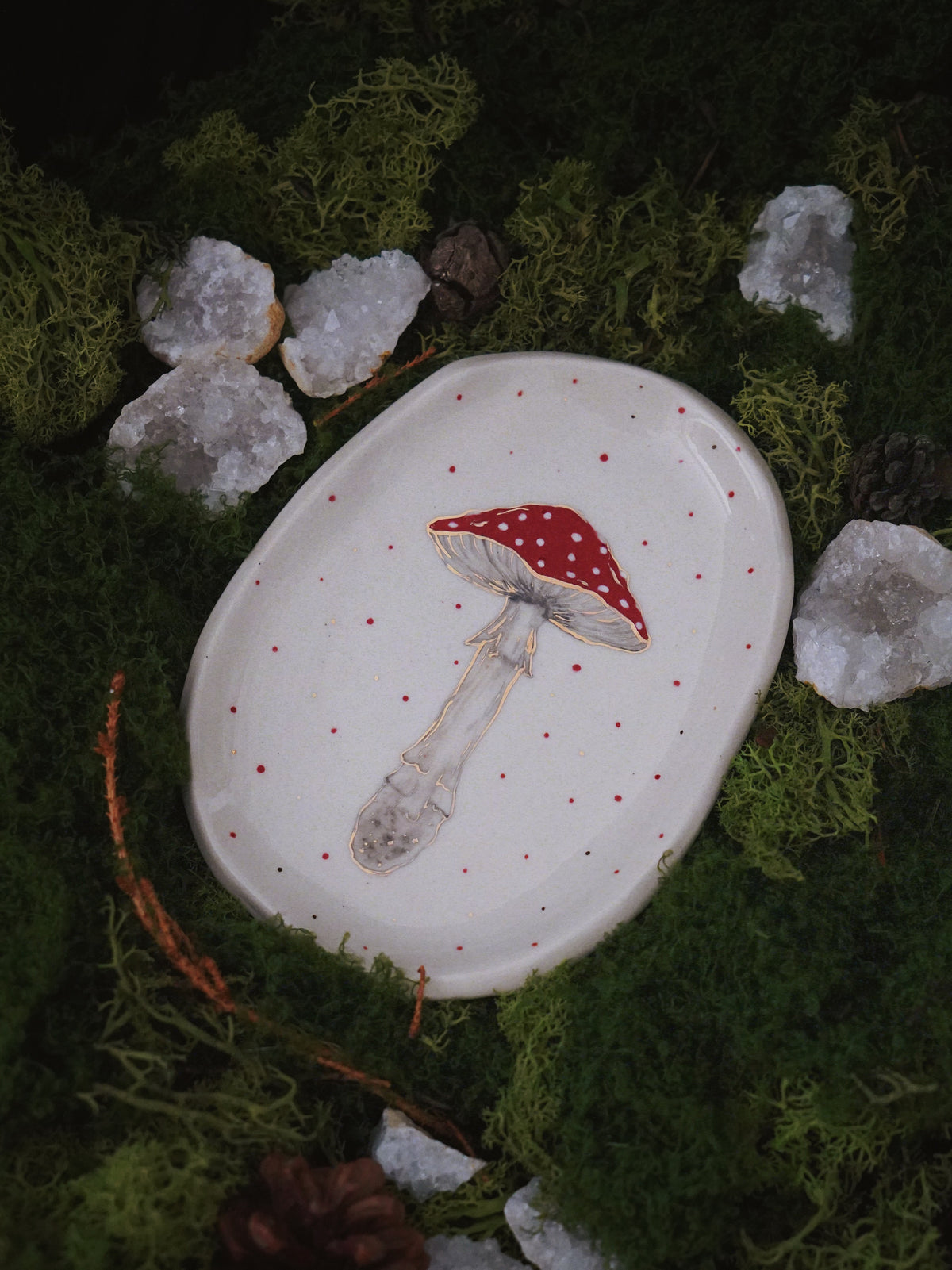 Enchanted Amanita Trinket Dish