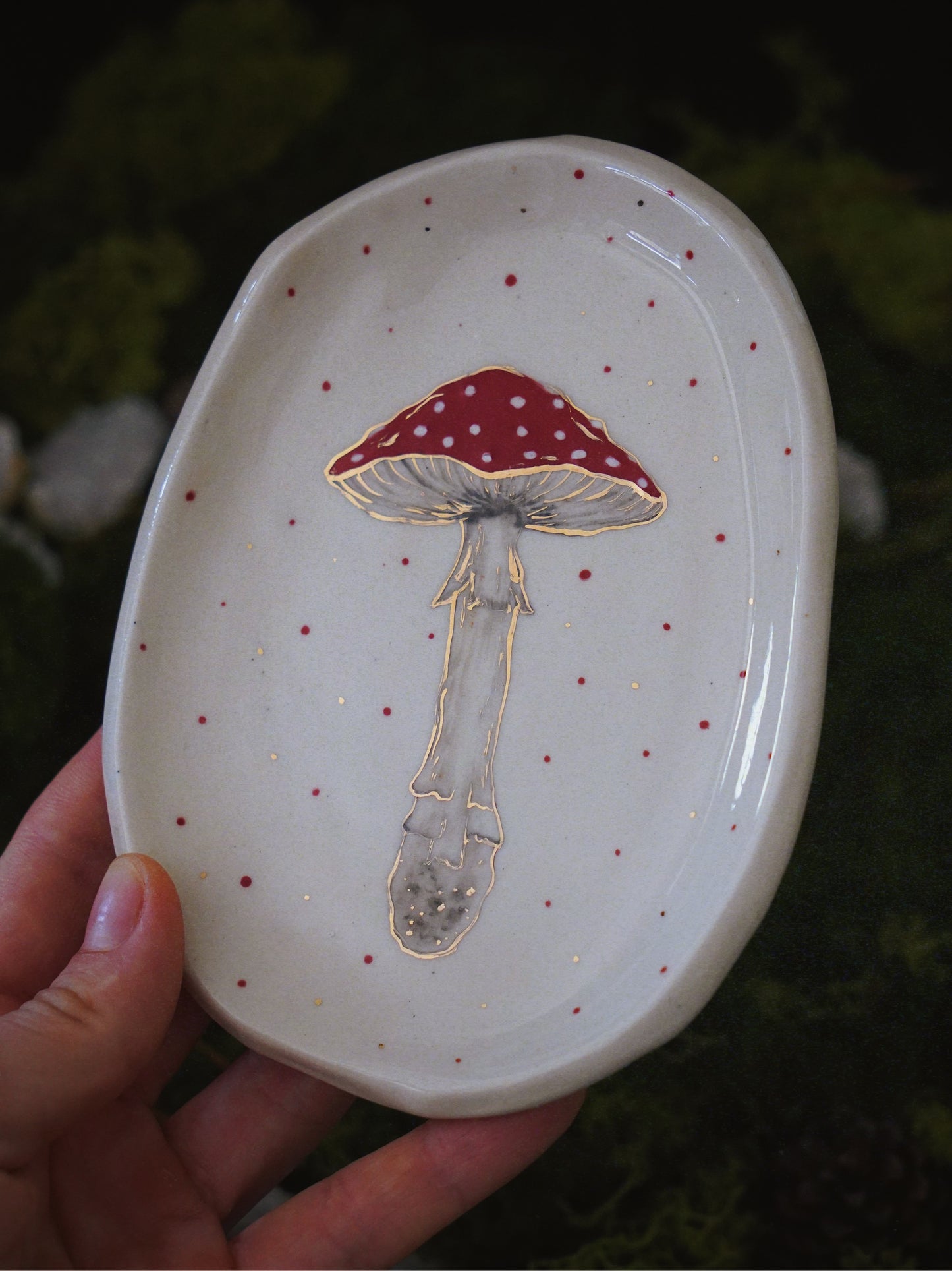 Enchanted Amanita Trinket Dish