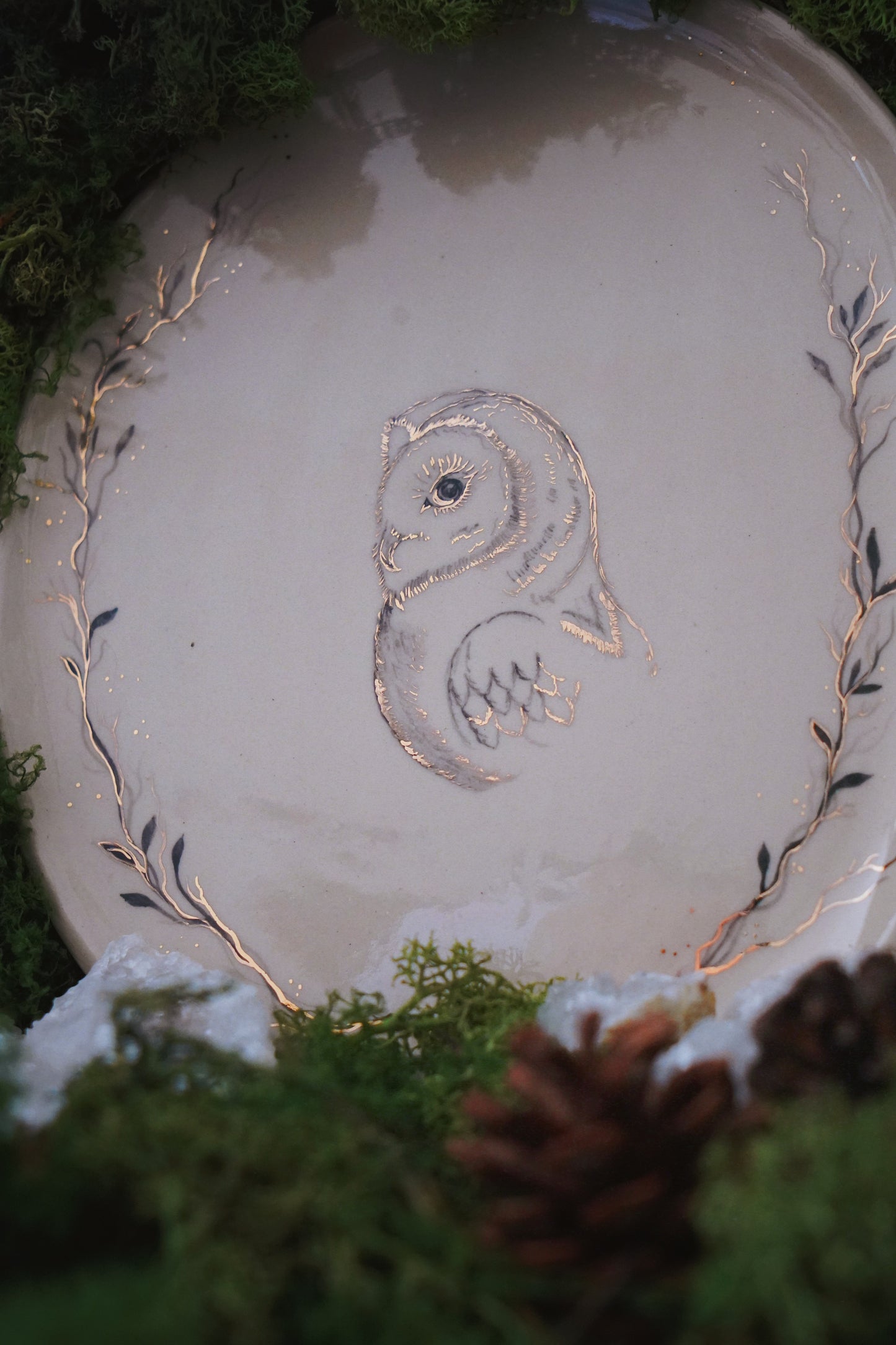 Owl Guardian Plate