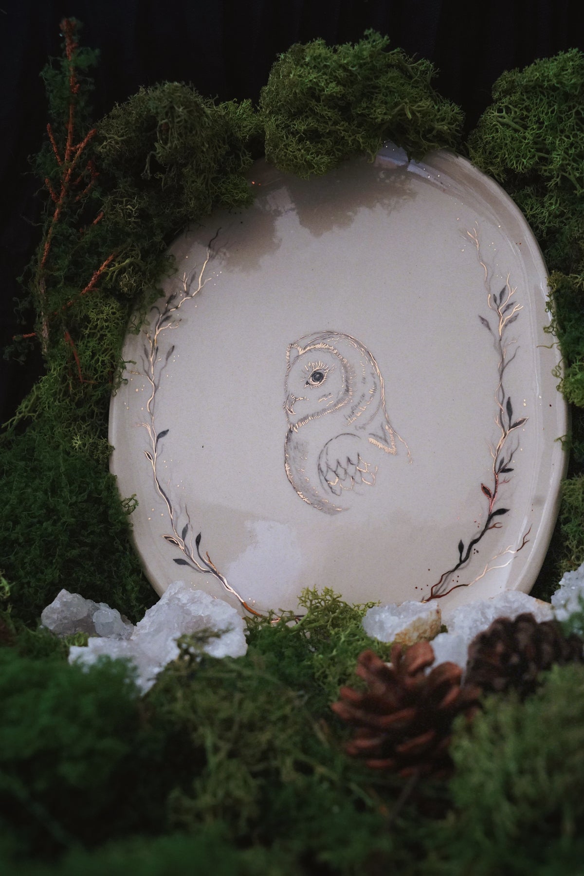 Owl Guardian Plate