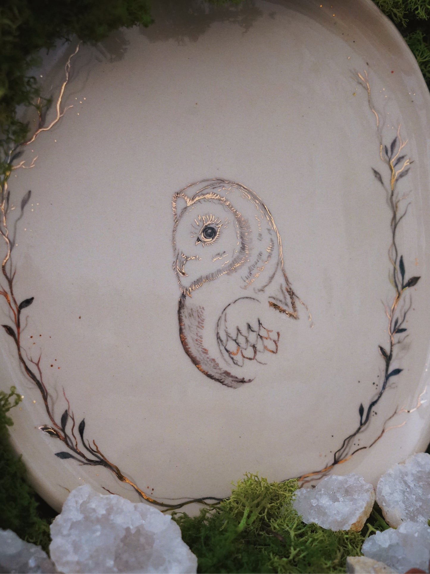 Owl Guardian Plate