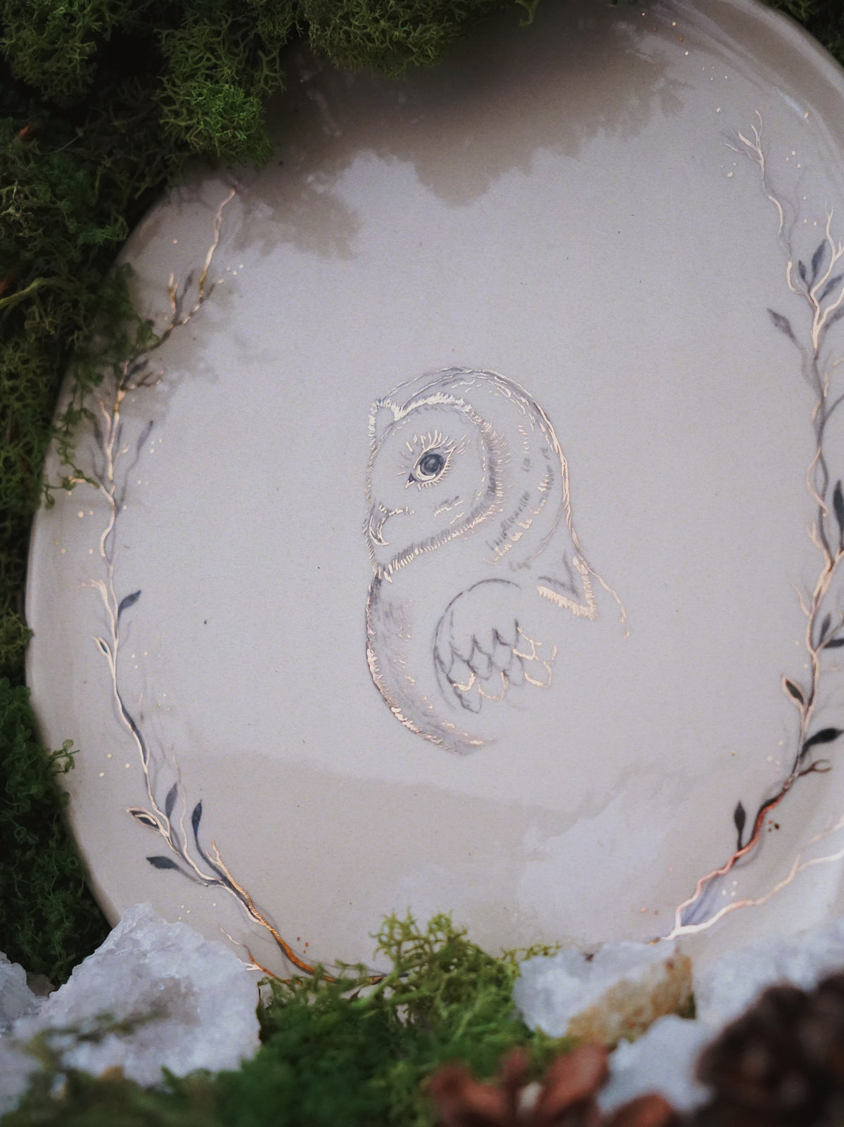 Owl Guardian Plate