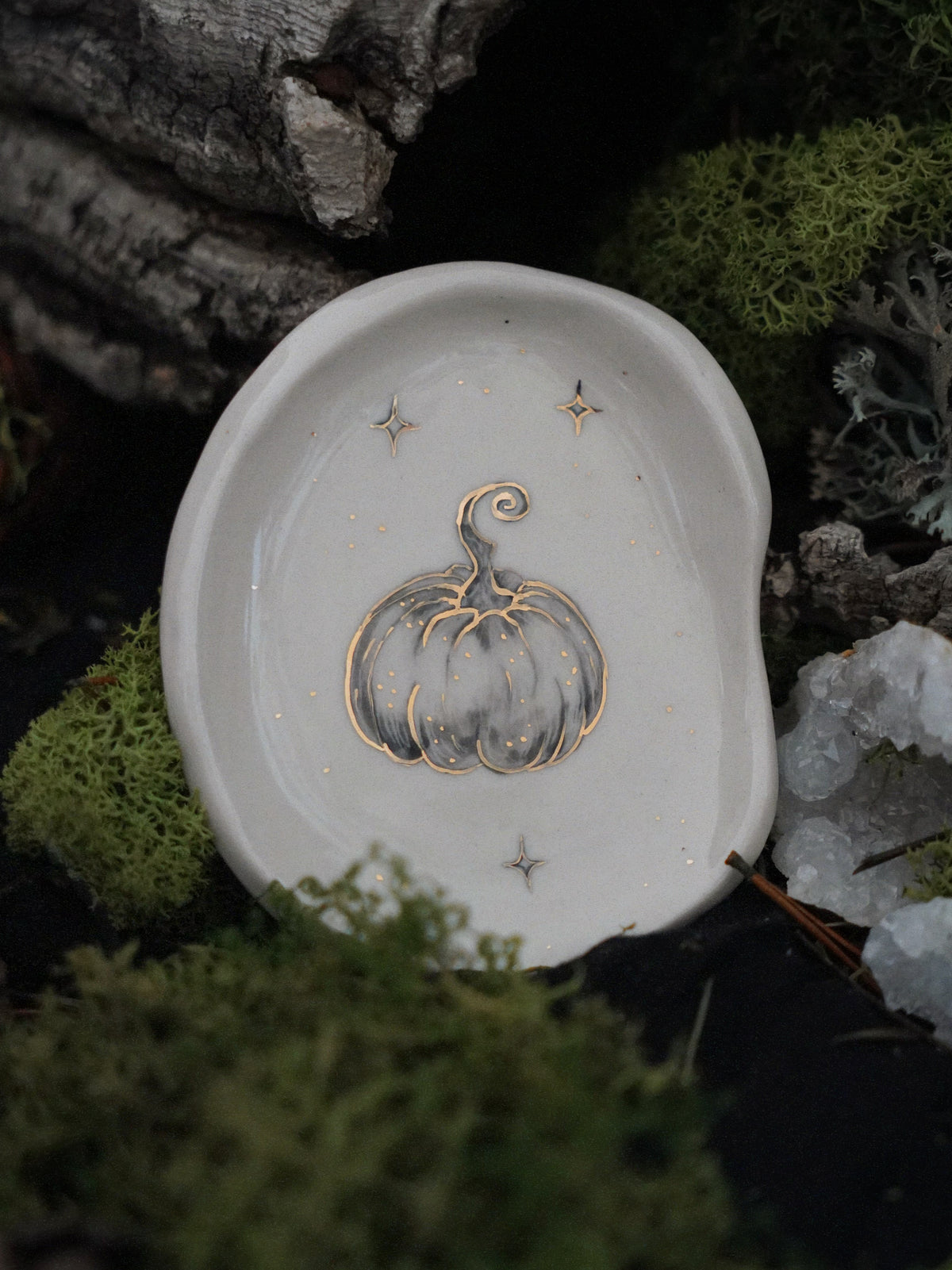 Enchanted Pumpkin Trinket Dish