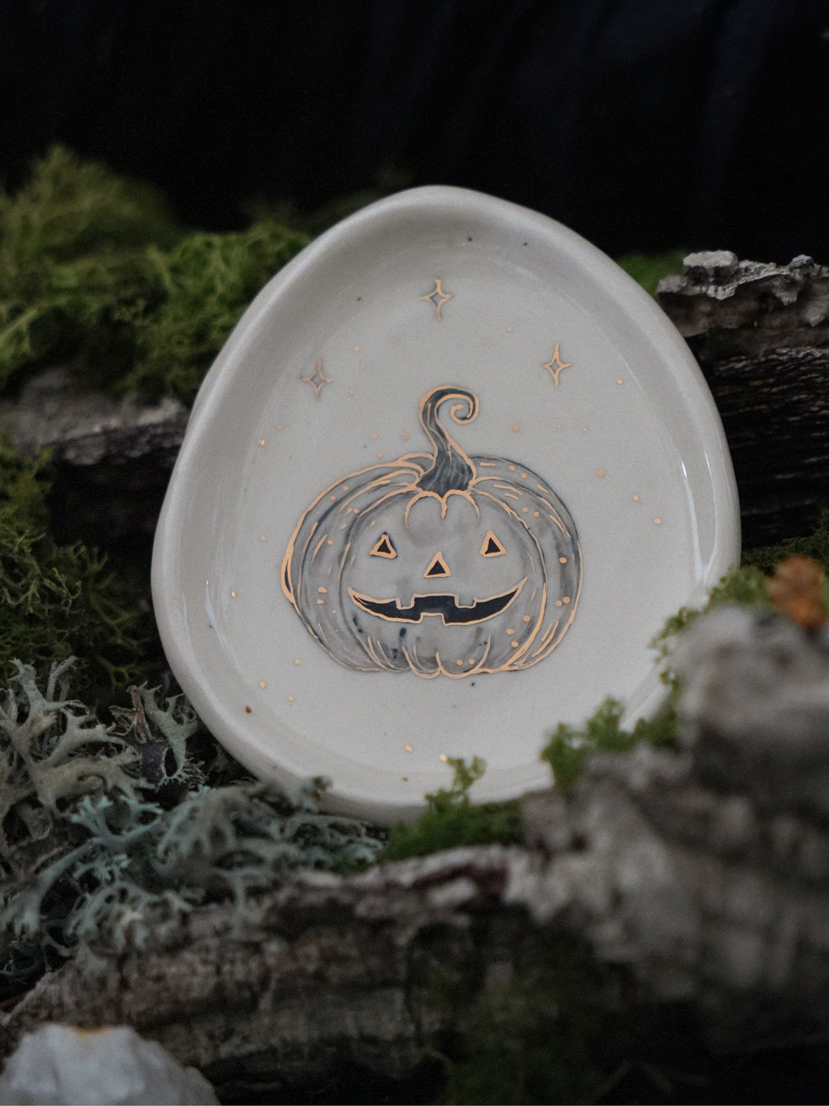 Enchanted Pumpkin Trinket Dish