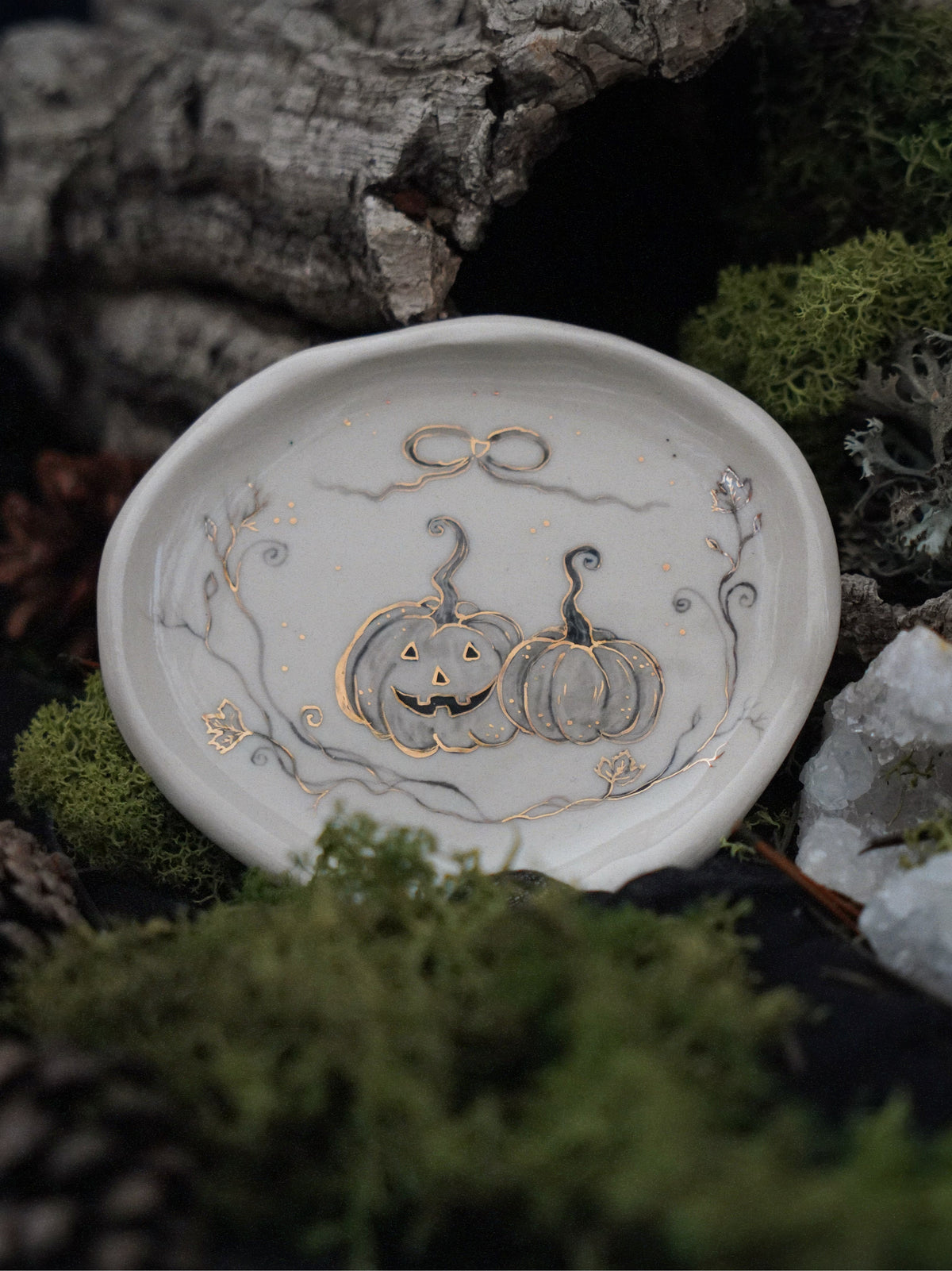 Enchanted Pumpkin Trinket Dish