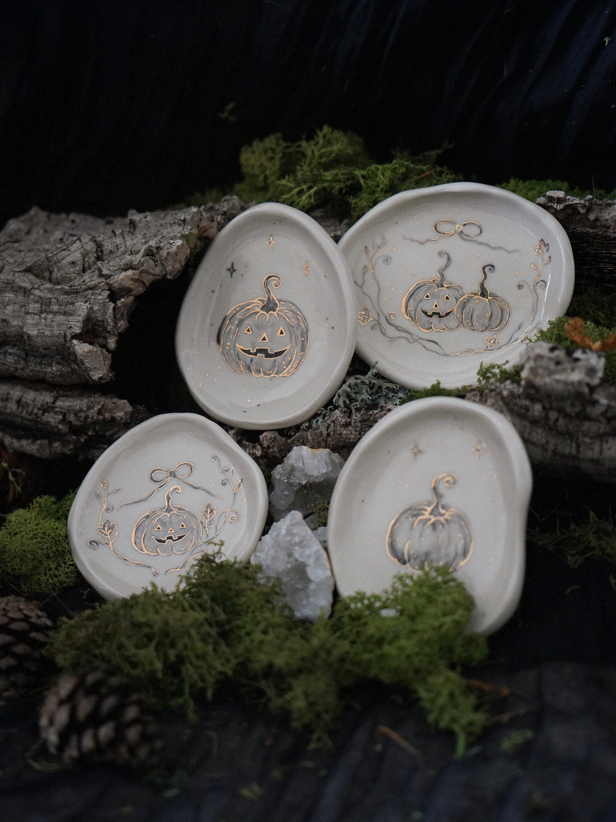 Enchanted Pumpkin Trinket Dish