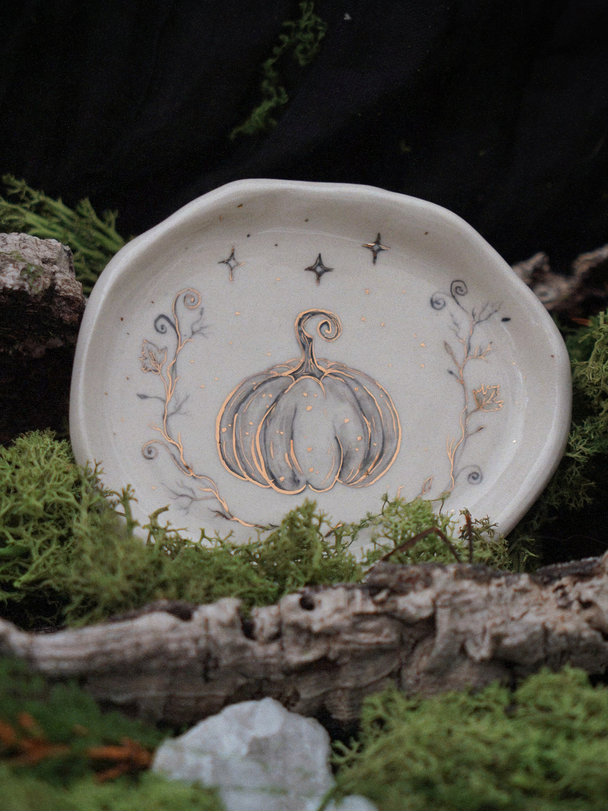 Enchanted Pumpkin Trinket Dish