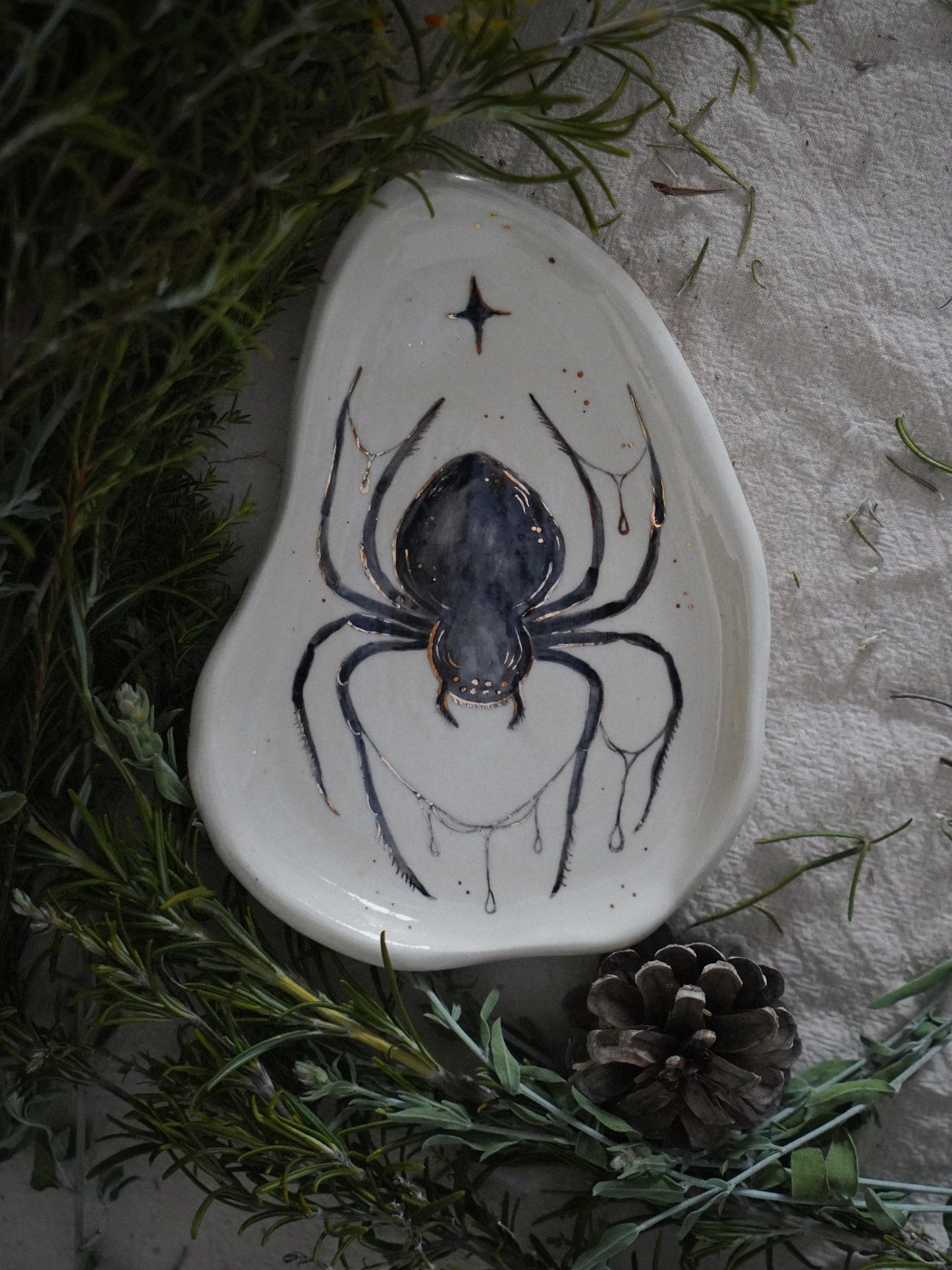 The Summoned Spider Small Plate